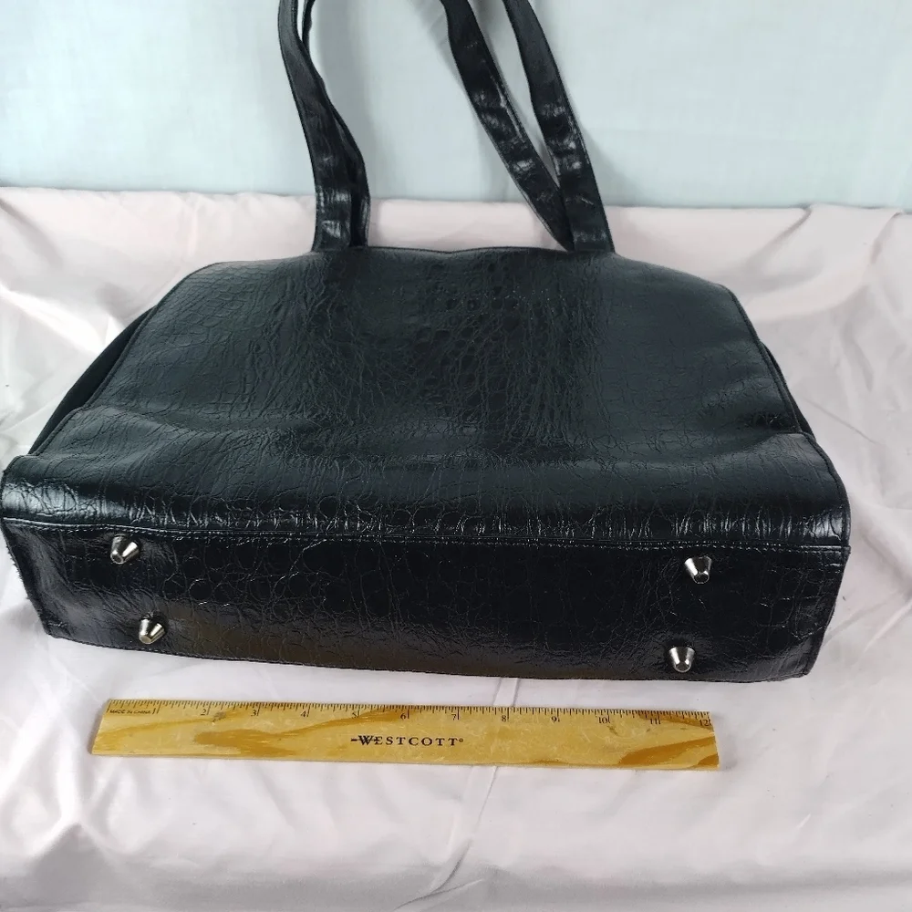 Buxton Briefcase Genuine Leather Laptop Bag Portfolio Business Professional Tote